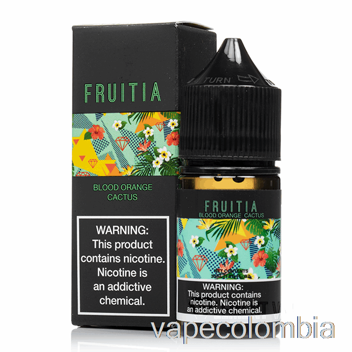 Vape Kit Completo Cactus Naranja Sanguina - Sales De Fruta - 30ml 50mg